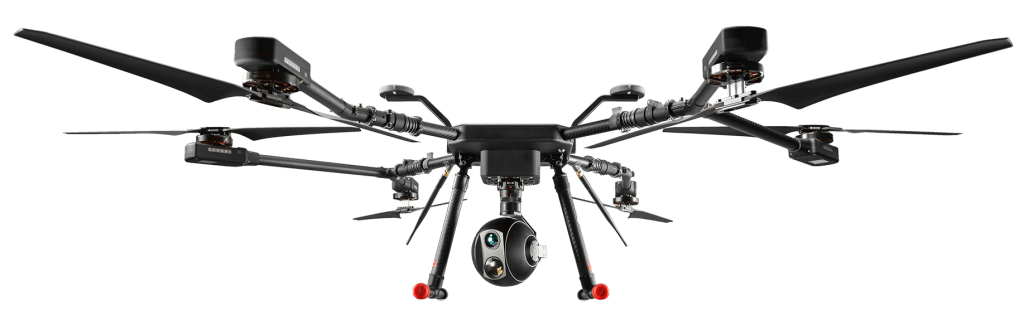 long range drone with thermal camera
